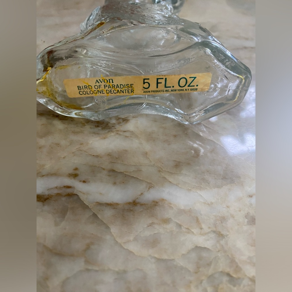 Vintage Avon Bird of Paradise Cologne Bottle - Picture 2 of 5